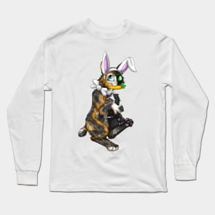 Bobtail BunnyCat: Chimera (White) Long Sleeve T-Shirt